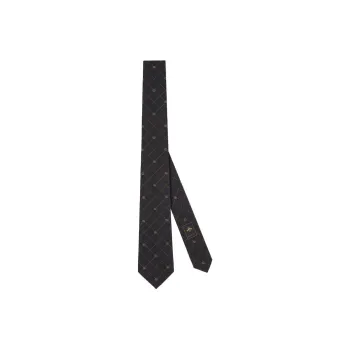 GUCCI Interlocking G Pointed Tip Tie