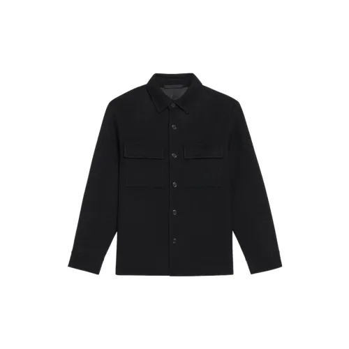 THEORY Jackets Men Black