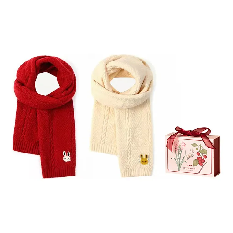 FREE RABBITⅡ Knit Scarves Unisex-7