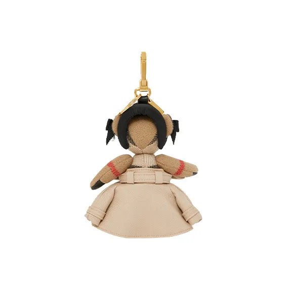 Burberry Cotton Bag Accessory Women's Beige-4