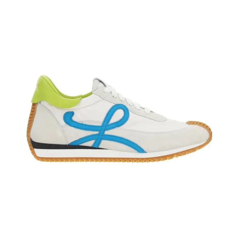 LOEWE Flow Runner Low Top Casual Shoes Men's White-1