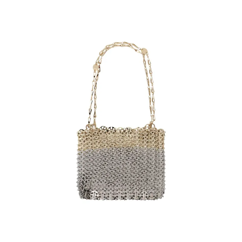 Paco Rabanne 1969 Skyline Metallic Effect Tote Bag-0
