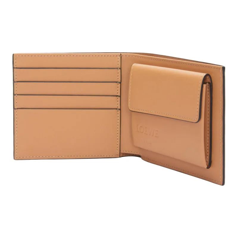 LOEWE Puzzle Calfskin Coin Purses Wallets Men's Sand-2