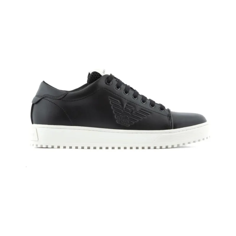 EMPORIO ARMANI Logo-detail Lace-up Sneakers-1