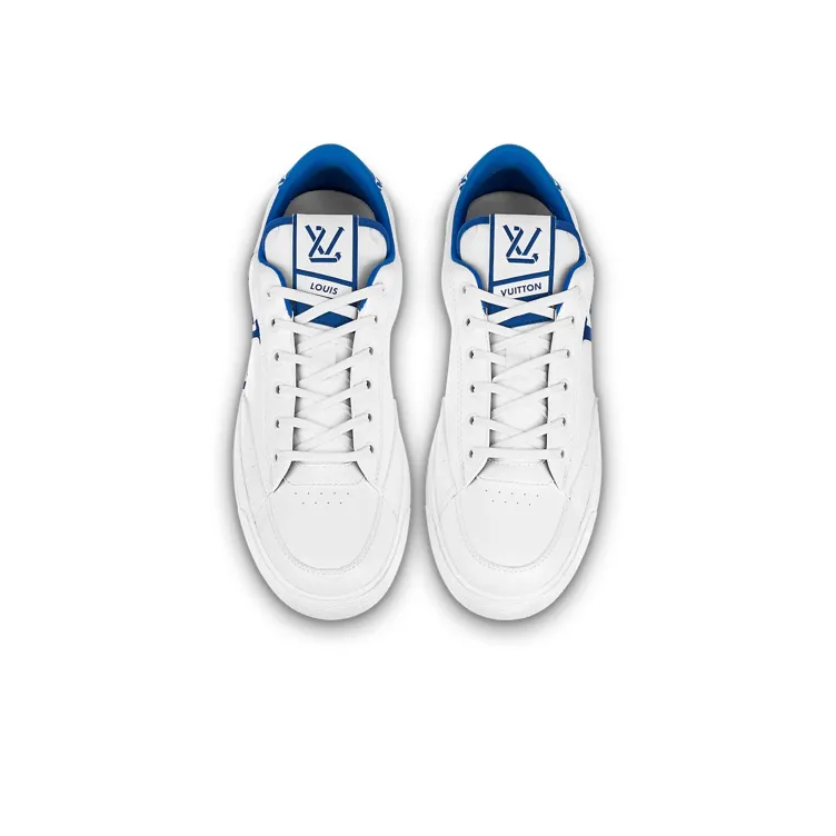 LOUIS VUITTON Charlie Sneakers 'White Blue'-2