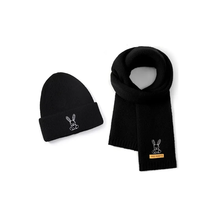 FREE RABBITⅡ Knit Scarves Unisex-1