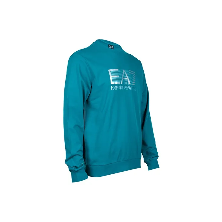 EMPORIO ARMANI EA7 Sweatshirts Men Dark Sky Blue-3