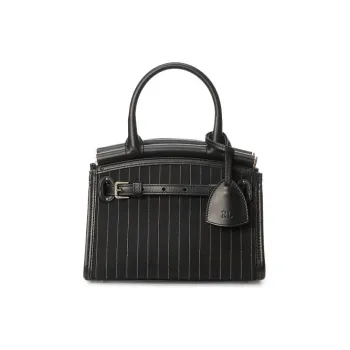 Polo Ralph Lauren RL50 Fabric Shoulder Bag Crossbody Bag Handbag Mini Women's Black