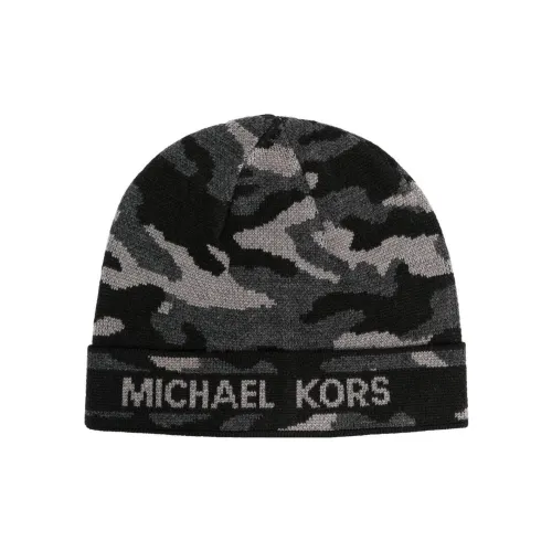MICHAEL KORS Beanies Men Black/Gray
