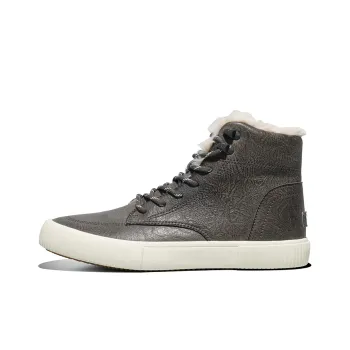 Rockfish Skateboard Shoes Women's High-Top Gray