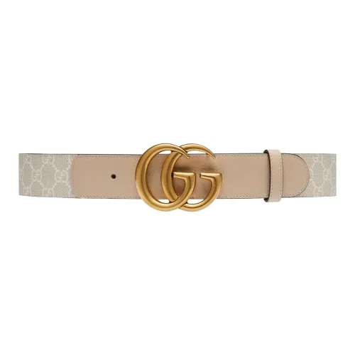 GUCCI Letter Logo Minimalist Style Casual Fashion Smooth Buckle Women's Width: 3.8cm