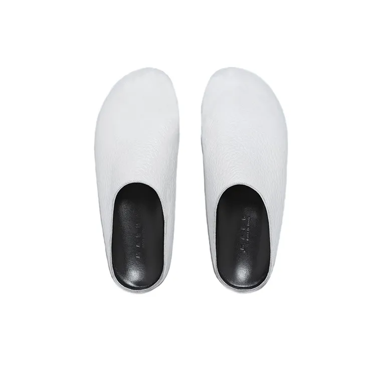 MARNI Slip Resistant Closed Toe Slippers Women's White-4
