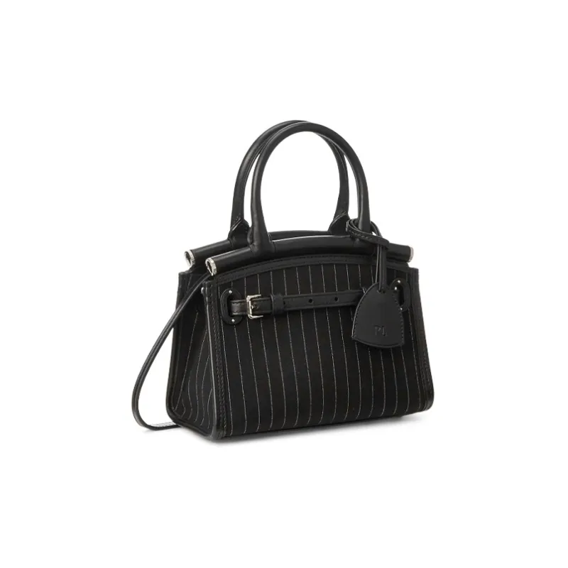 Polo Ralph Lauren RL50 Fabric Shoulder Bag Crossbody Bag Handbag Mini Women's Black-1