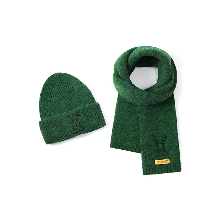 FREE RABBITⅡ Knit Scarves Unisex-5