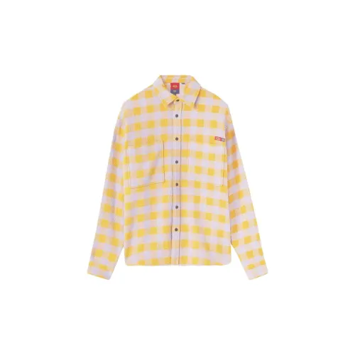 Dickies X Opening Ceremony Shirts Men Yellow Purple Multicolor