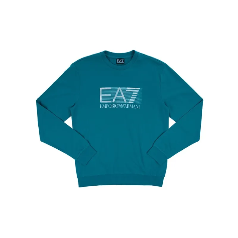 EMPORIO ARMANI EA7 Sweatshirts Men Dark Sky Blue-4
