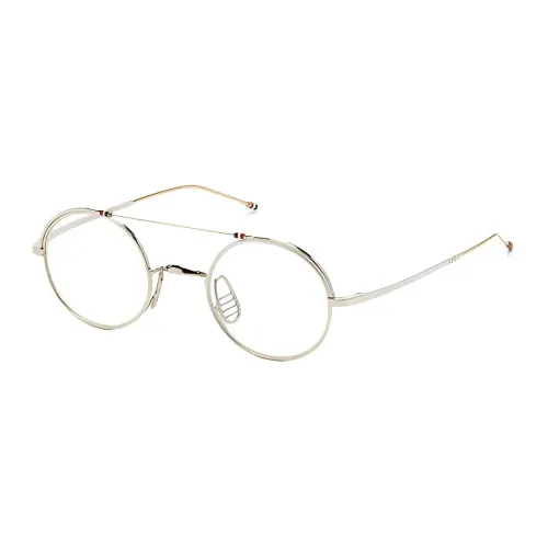 THOM BROWNE Eyeglass Frames Unisex Silver