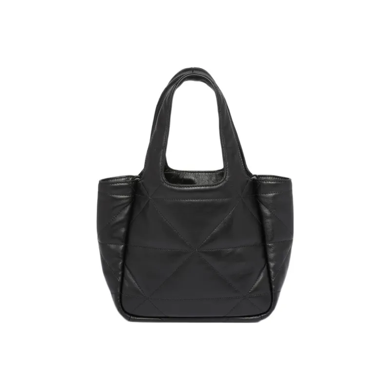 PRADA Nappa Sheepskin Tote Bag Shopping Bag Handbag Small Size Women's Black-1
