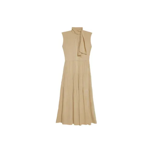 THEORY Sleeveless Dresses Women's Wheat