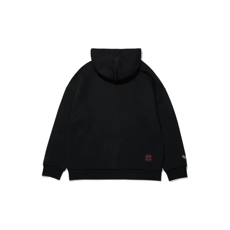LiNing Sports Trendy Collection Year Of The Rabbit 'Day By Day Gold Accumulates' Collection Sweatshirt Unisex Black-1