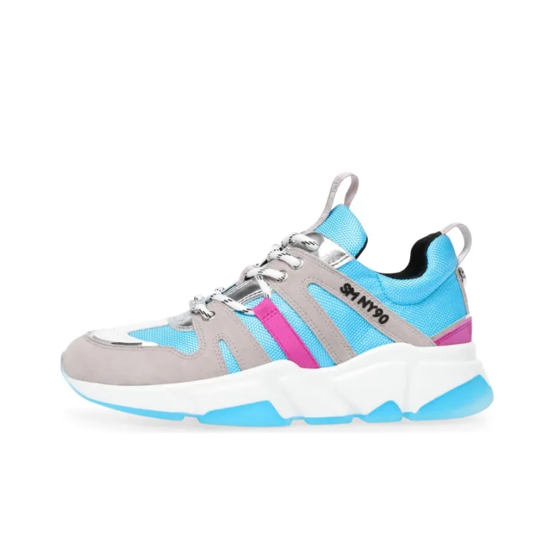 STEVE MADDEN Casual Shoes Women's Low Top Pink Gray/Blue Gray/Red White-0