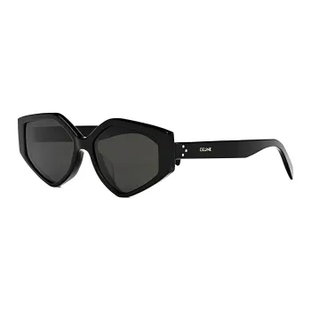 CELINE Plate Frame Irregular Shape Sunglasses Unisex
