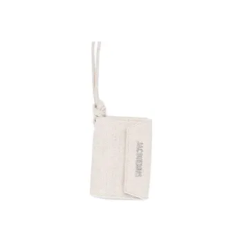 Jacquemus Cotton Wallet Men's Light Gray