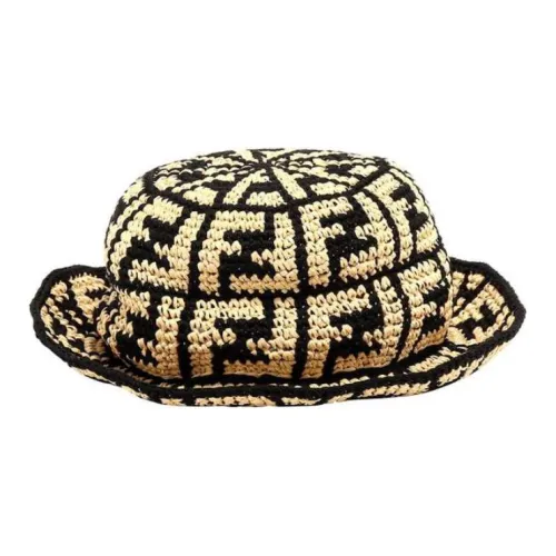 FENDI Bucket Hat Women's Brown/Black