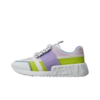 Roger Vivier Low Top Sports Casual Shoes Women's White Purple