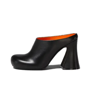 MARNI Sabot Mid Block Heel Slip-On Mules Women's