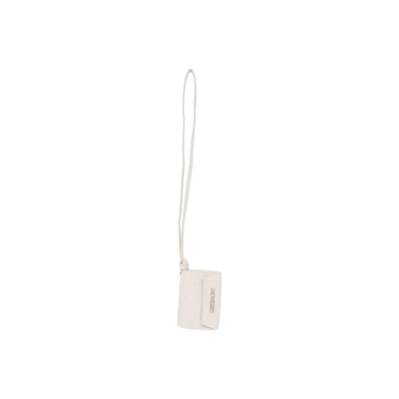 Jacquemus Cotton Wallet Men's Light Gray-1