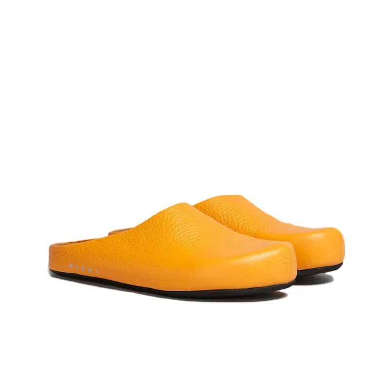 MARNI Logo-print Round-toe Loafers-2