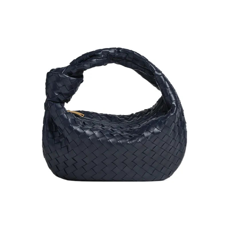 Bottega Veneta JODIE Lambskin One Shoulder Handbag Women's Space Gray-0