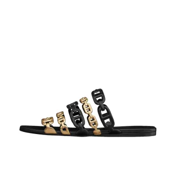 HERMES Thalassa Stylish Sandals Women's Black