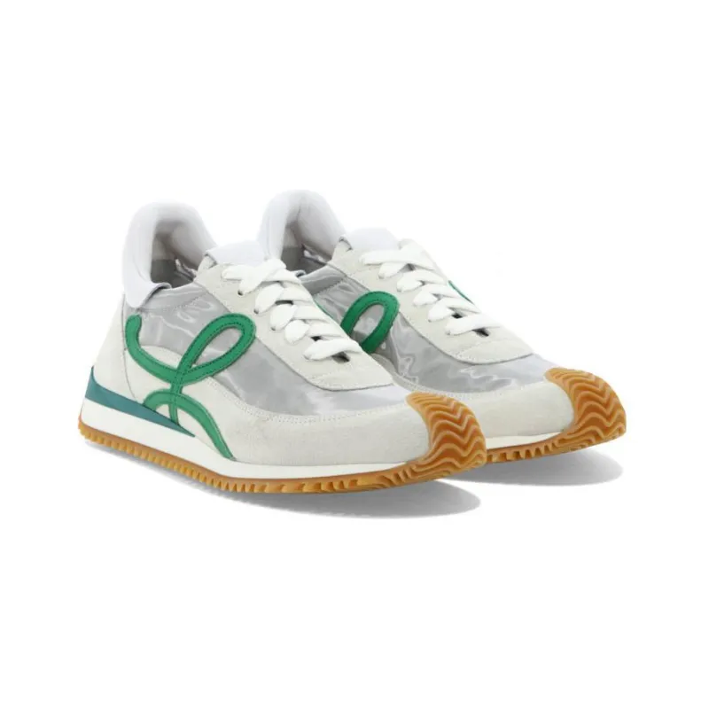 LOEWE Low Top Casual Shoes Women's White Green-2