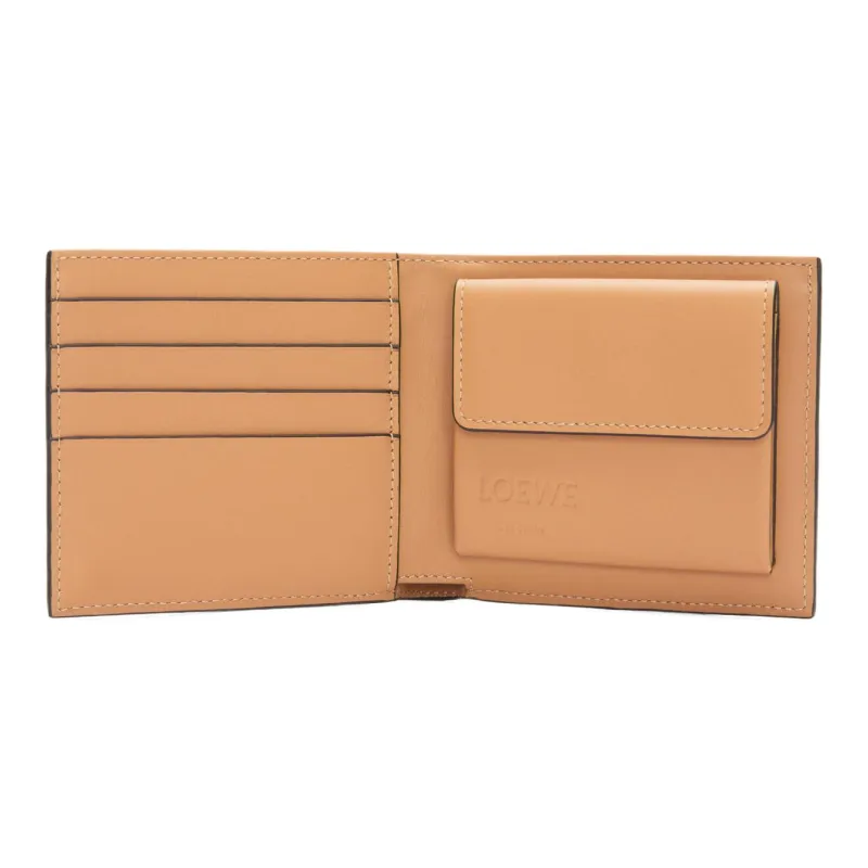 LOEWE Puzzle Calfskin Coin Purses Wallets Men's Sand-3