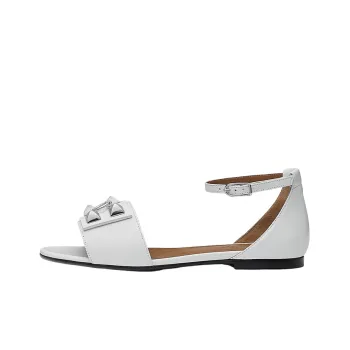 HERMES Desiree Strap Sandals Women's White