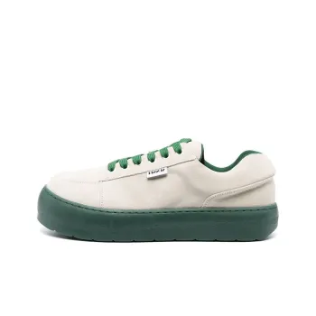 Sunnei Skateboard Shoes Unisex Low Top Beige Green