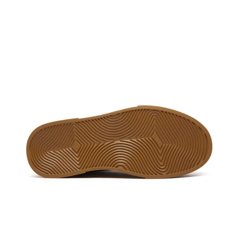 Anthony Miles Skateboard Shoes Men Mid Top Brown-4