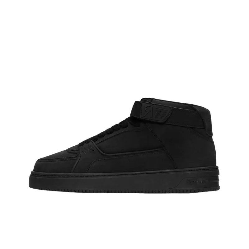 REPRESENT Ape Mid Top Stylish Skateboarding Shoes Men's Black-0