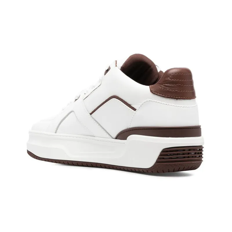Just Don Courtside Low "White/Burgundy" Sneakers-3