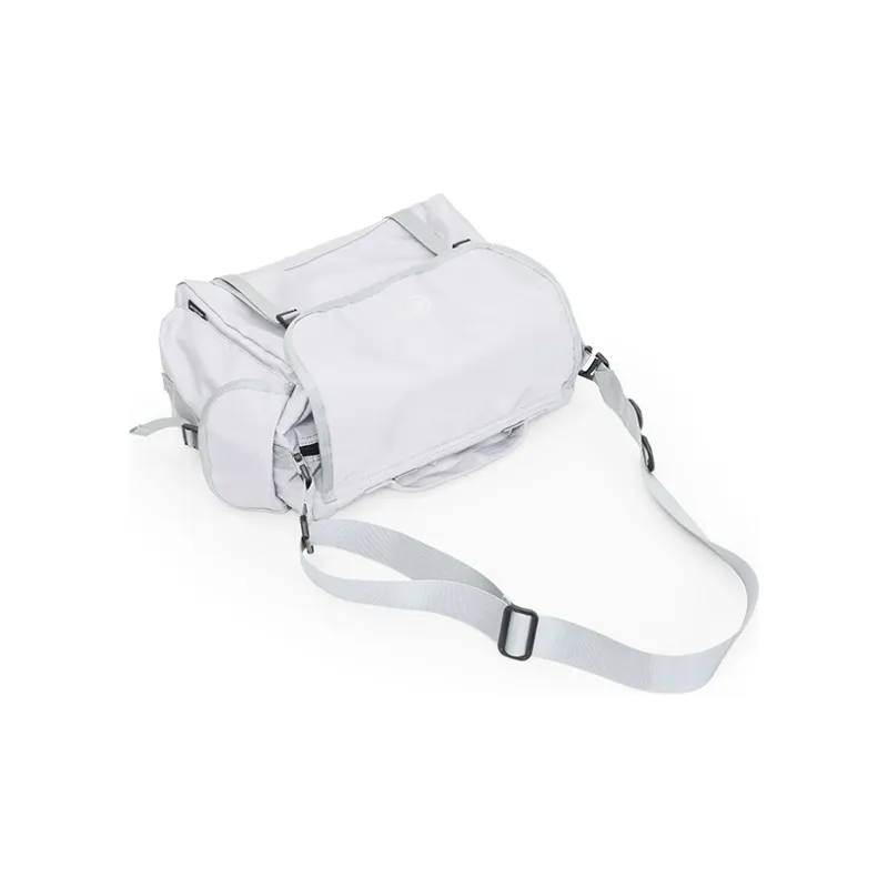 MYEDITION Nylon Messenger Bag Travel Bag Unisex Black-7