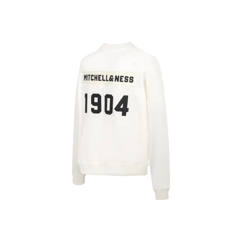 Mitchell Ness Sweatshirts Unisex White-1