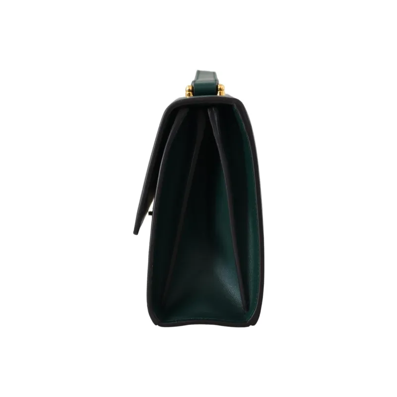 GUCCI Zumi Leather Crossbody Bag Shoulder Bag Women's Green-1