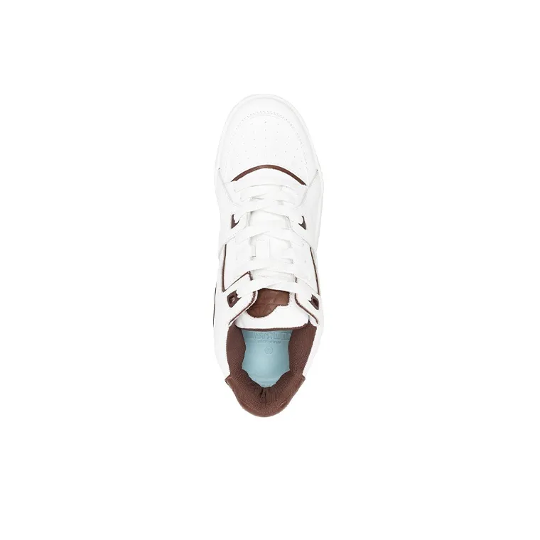 Just Don Courtside Low "White/Burgundy" Sneakers-2