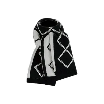 MUSTKOO Knit Scarves Women's Red