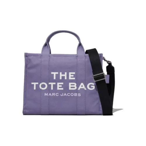 MARC JACOBS Canvas Tote Bag Shopping Bag Canvas Bag Portable Crossbody Bag Shoulder Bag Medium Size Women's Purple