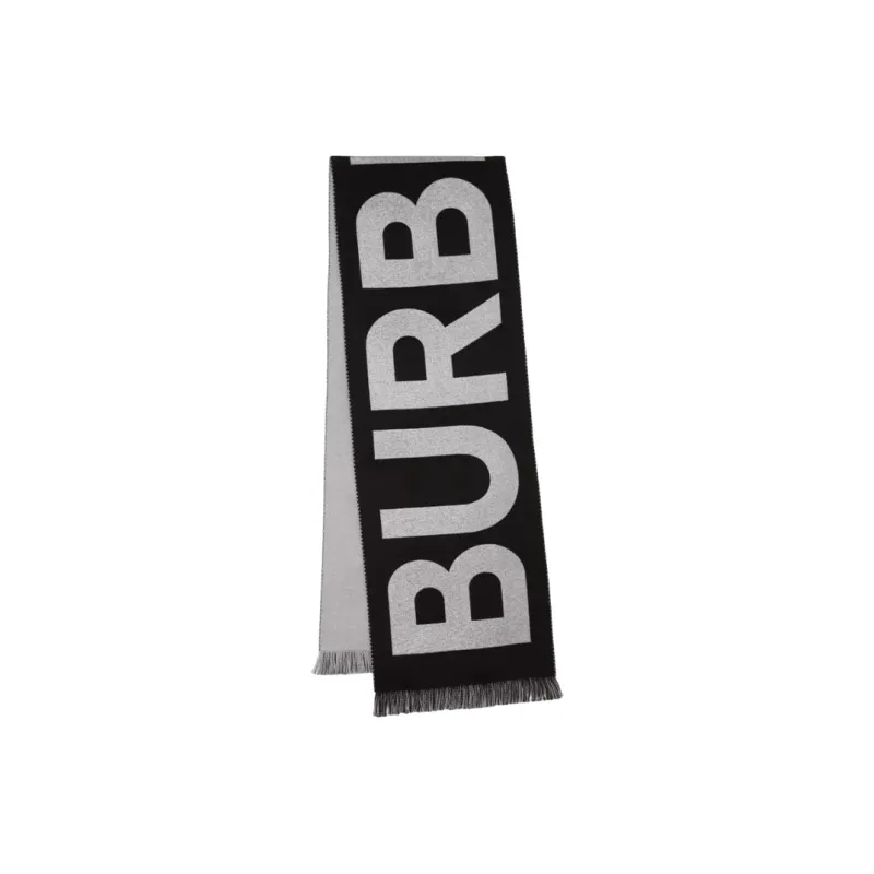 Burberry Knit Scarves Unisex Gray-0