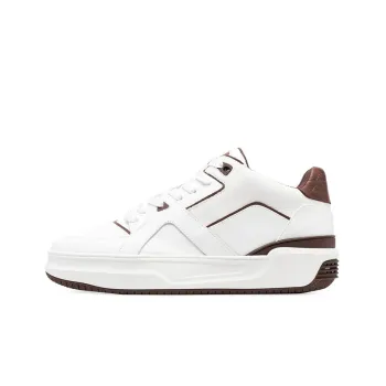 Just Don Courtside Low 'White/Burgundy' Sneakers