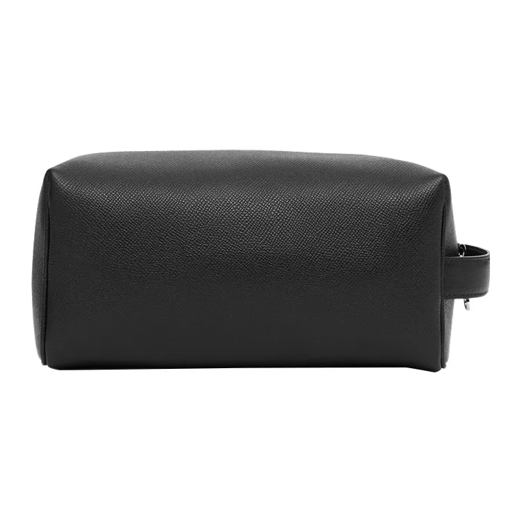 Burberry Calfskin Clutches Toiletry Bags Regular Men's Black-2